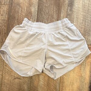 lululemon athletica Light Gray Women's Athletic Shorts